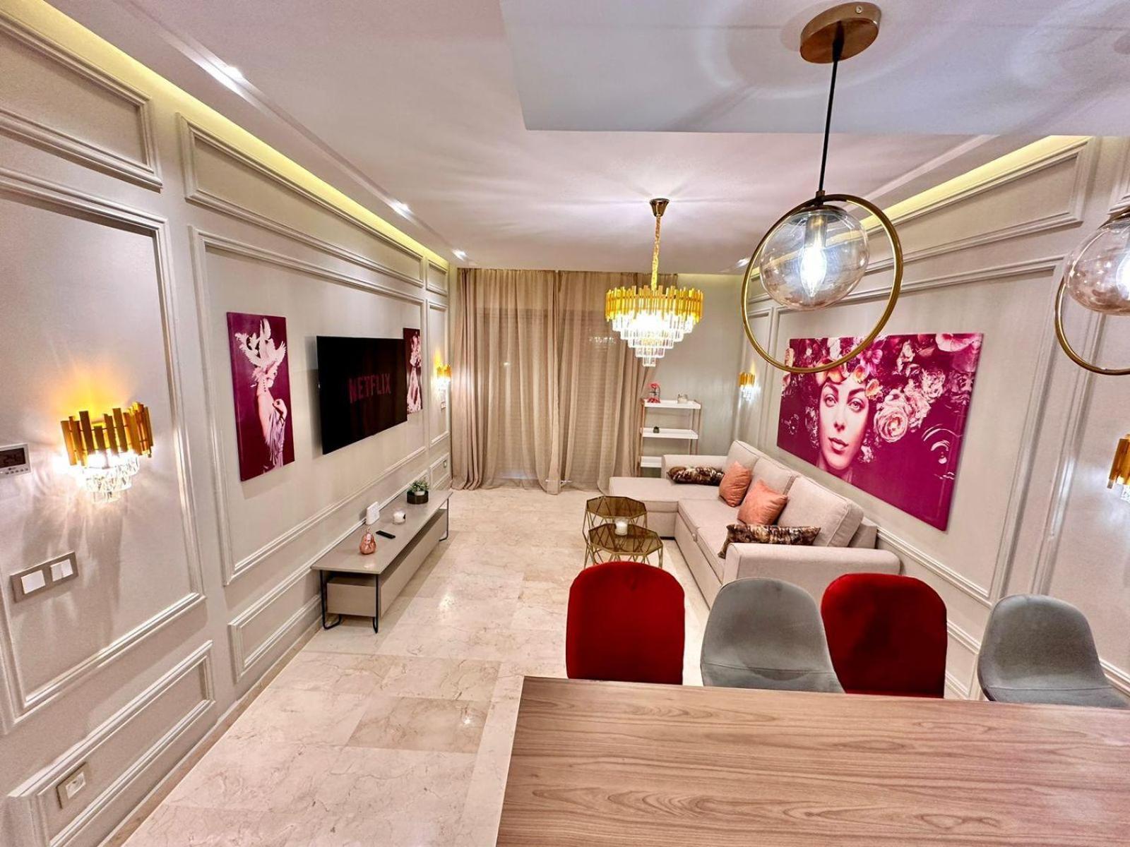 Appartement Luxueux Avec Piscine 10 Minutes Du Centre Ville Marrakesz Zewnętrze zdjęcie