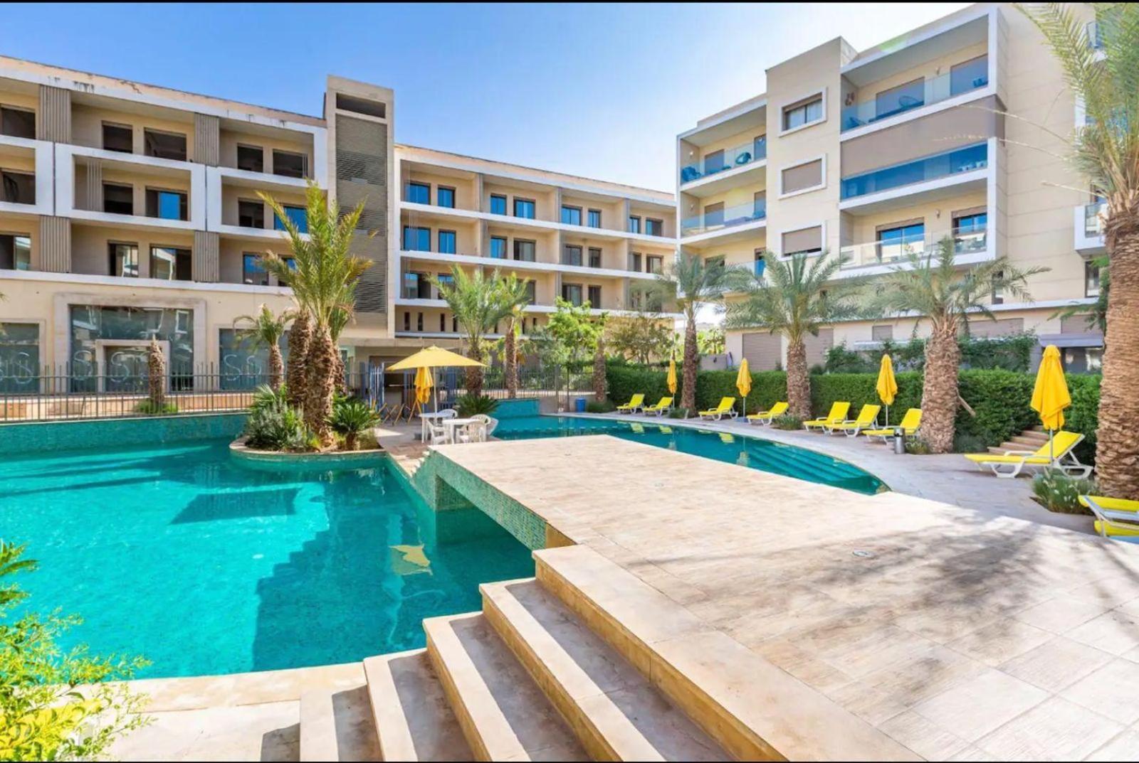 Appartement Luxueux Avec Piscine 10 Minutes Du Centre Ville Marrakesz Zewnętrze zdjęcie