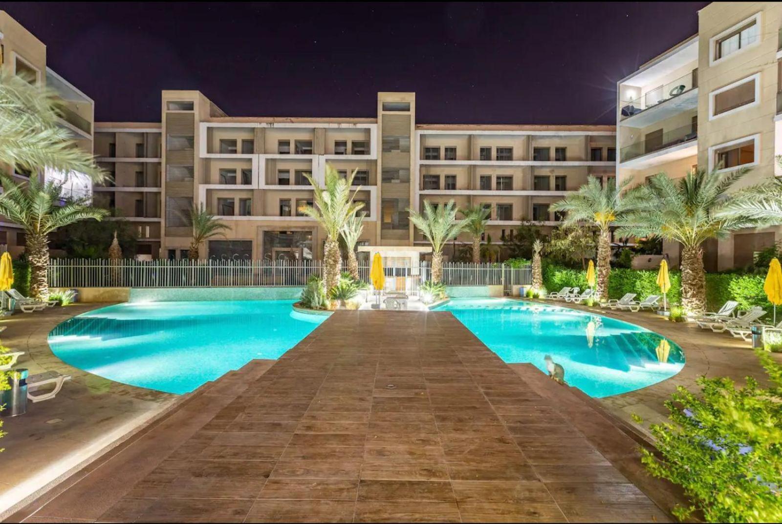 Appartement Luxueux Avec Piscine 10 Minutes Du Centre Ville Marrakesz Zewnętrze zdjęcie