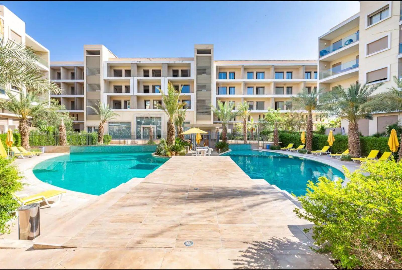 Appartement Luxueux Avec Piscine 10 Minutes Du Centre Ville Marrakesz Zewnętrze zdjęcie
