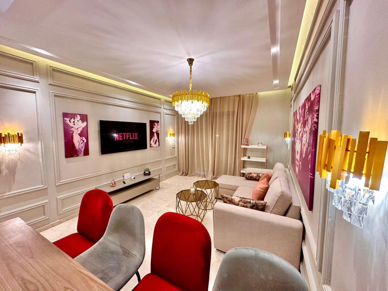 Appartement Luxueux Avec Piscine 10 Minutes Du Centre Ville Marrakesz Zewnętrze zdjęcie