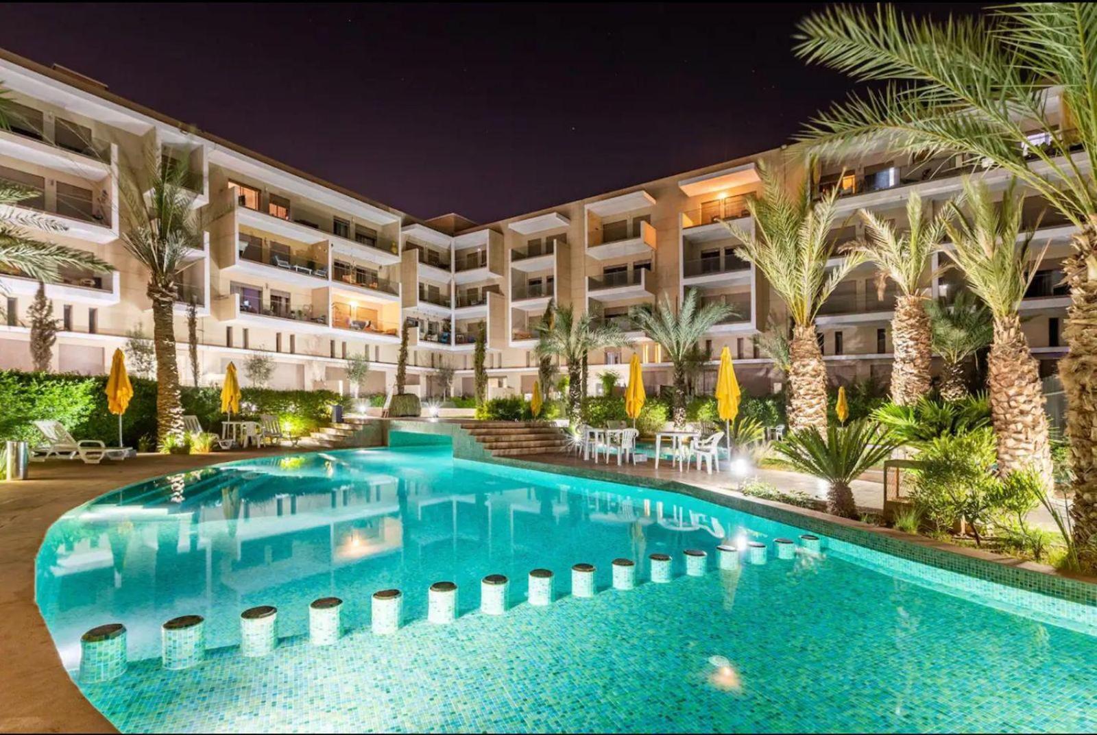 Appartement Luxueux Avec Piscine 10 Minutes Du Centre Ville Marrakesz Zewnętrze zdjęcie