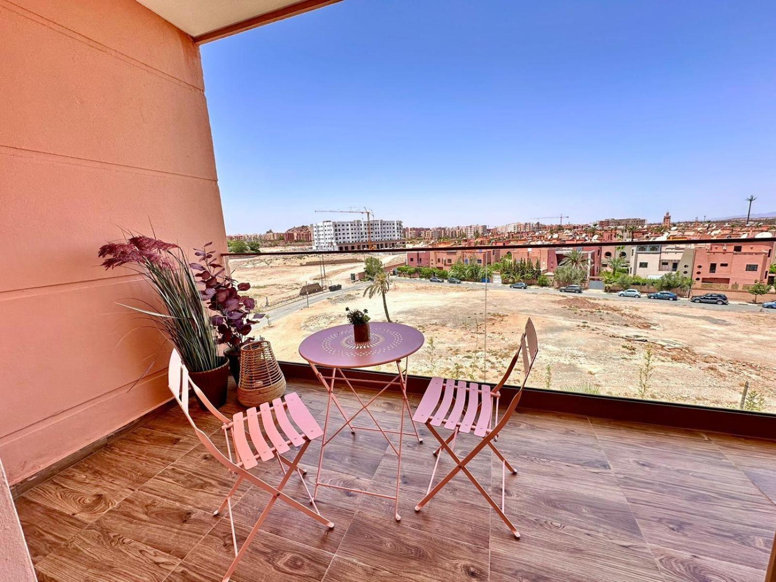 Appartement Luxueux Avec Piscine 10 Minutes Du Centre Ville Marrakesz Zewnętrze zdjęcie